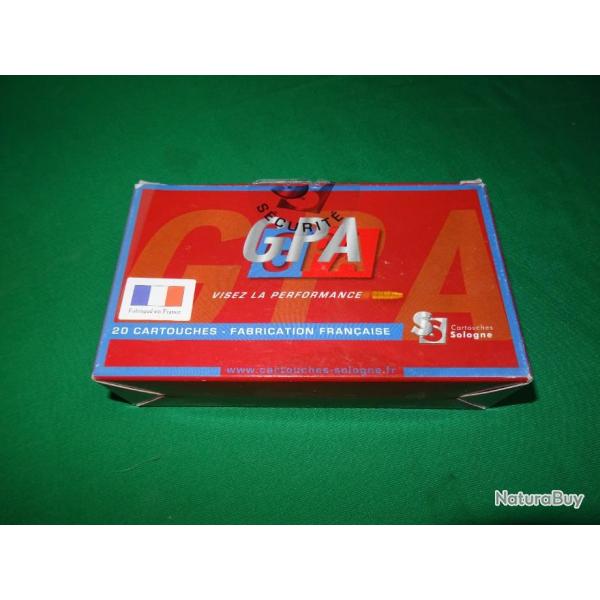 Cartouches SOLOGNE GPA en 270 WIN 114gr en boite de 20