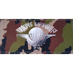 Serviette militaire Troupes A&eacute;roport&eacute;es - Cam CE