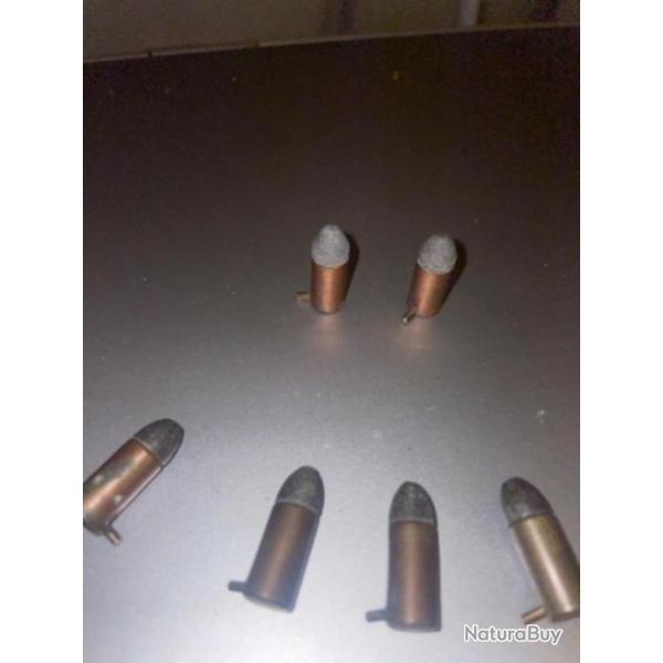Munition 9mm � broche x6