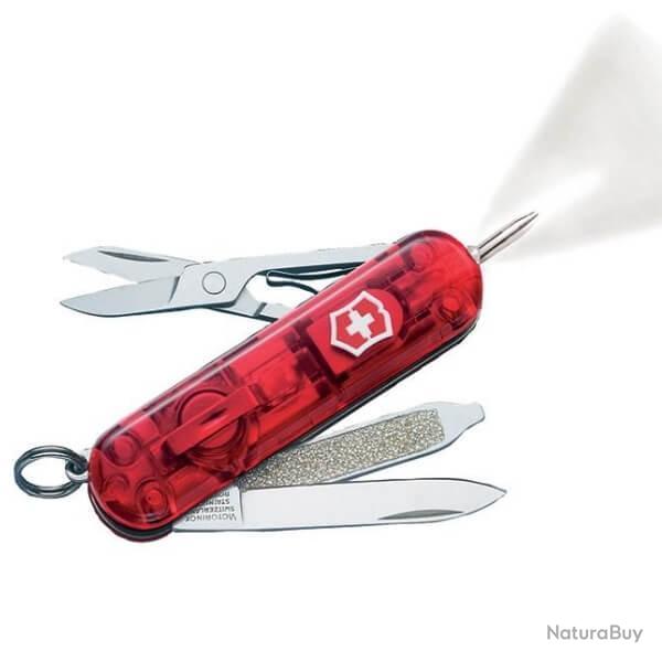 0.6226.T couteau suisse Victorinox Signature Lite rubis avec stylo bille