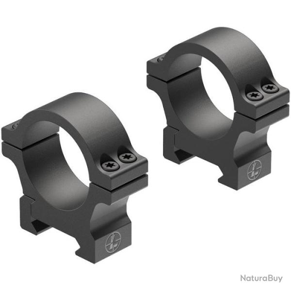 Colliers Leupold Open Range Cross-Slot Rings 30mm Matte - Bas