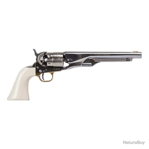 R�plique Pietta 1860 Army Old Silver White Cal.44 PN - 44 PN