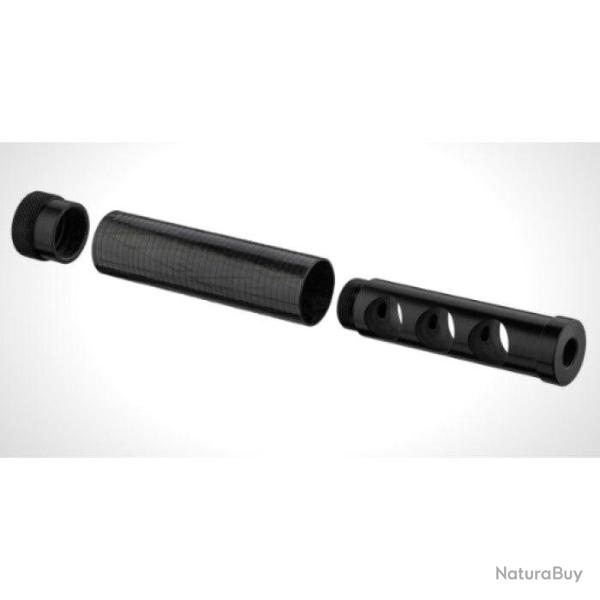 Silencieux SAPL Adamantium micro 114 Diam 27 - Noir grand chevrons