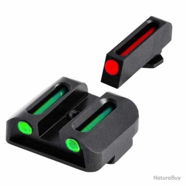 Vise /  viseur Fibre Optique Haute visibilit  TRU GLO  pour glock