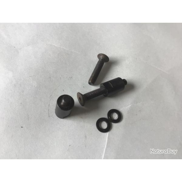 VENDU PAR LE-CUIRASSIER PAIRE/ENTRETOISES FIXATION BOIS/CANON GAUCHER BRETTON CAL410 MAG