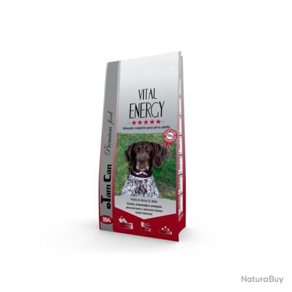 SACS DE CROQUETTES  PREMIUM VITAL ENERGY 30/18  POUR CHIENS EN 18 KG