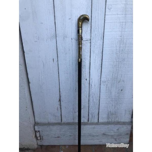 canne epee poignard forme tete d'oiseau