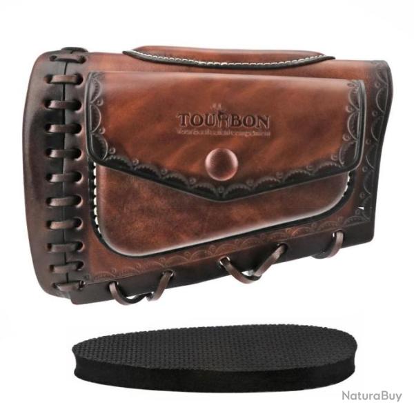 Tourbon Repose-Joue Avec Coque Pour Munitions Marron paiement en 3 ou 4 fois - LIVRAISON GRATUITE !!