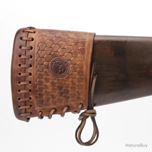 Tourbon Coussinet Anti-Recul En Cuir Avec Elastique A 2 Coussinet - LIVRAISON GRATUITE !!