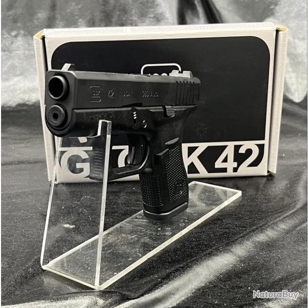 PISTOLET- "GLOCK 42" -Cal. BBS 6MM - GAZ