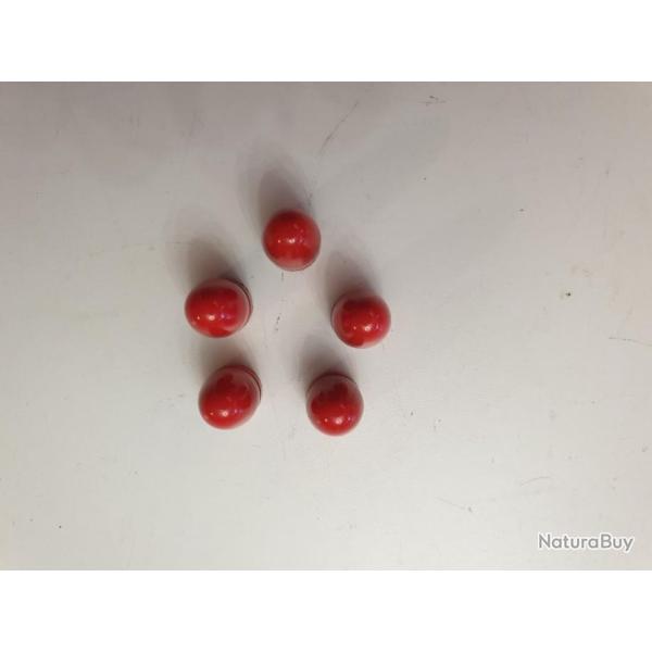 Bullet powder coating. Poudre peinture epoxy thermolaquage industriel rouge