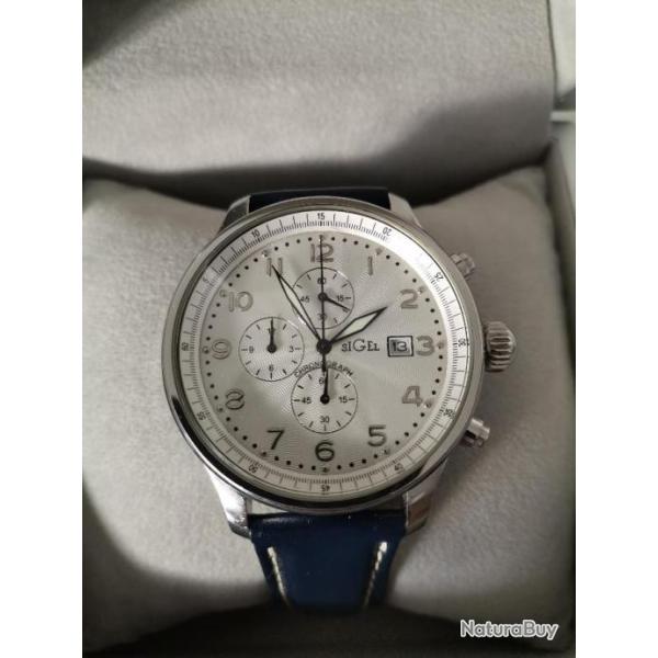 Montre chronographe Sigel trois cadrans
