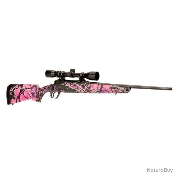 Carabine � verrou Savage Axis XP Camo Compact Muddy Girl - 243 Win / 51 cm