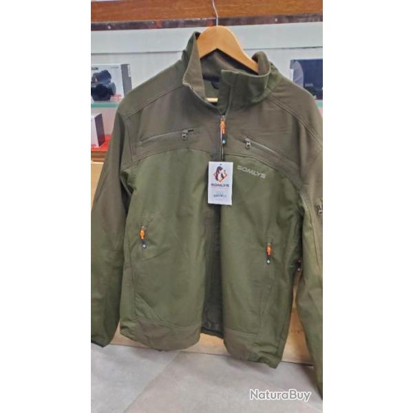 SOMLYS VESTE STRETCH VERT T. M