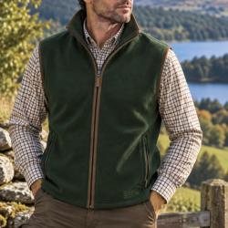 Gilet polaire G Stanton Forest Green  homme