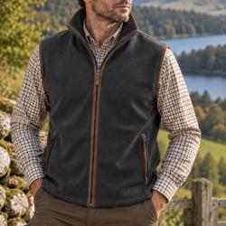 Gilet polaire G Stanton Forest GUNMETAL GREY  homme