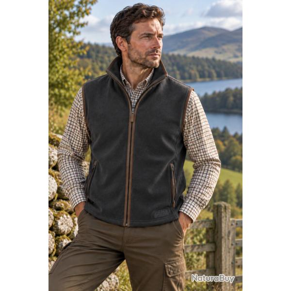 Gilet polaire G Stanton Forest GUNMETAL GREY  homme