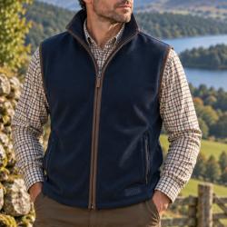 Gilet polaire G Stanton Forest Bleu  homme