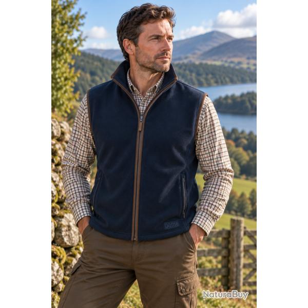 Gilet polaire G Stanton Forest Bleu  homme