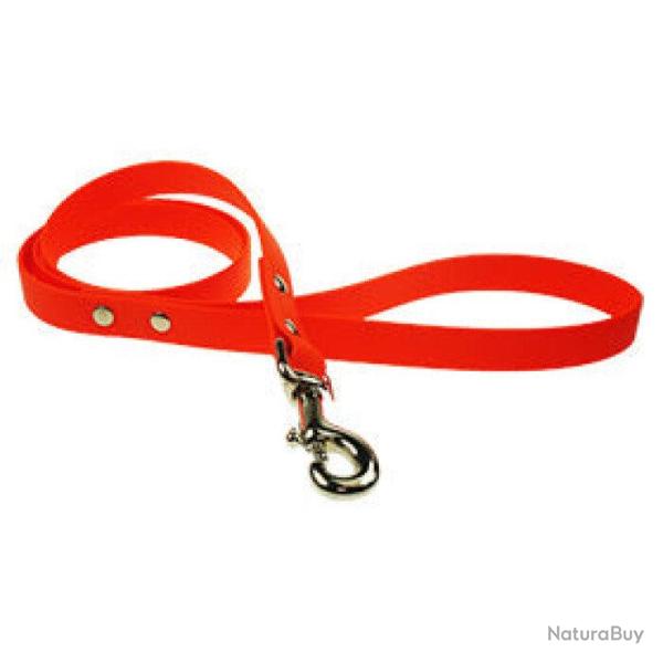 Laisse plate Biothane Beta HB Dog orange - 19 mm - 120 cm
