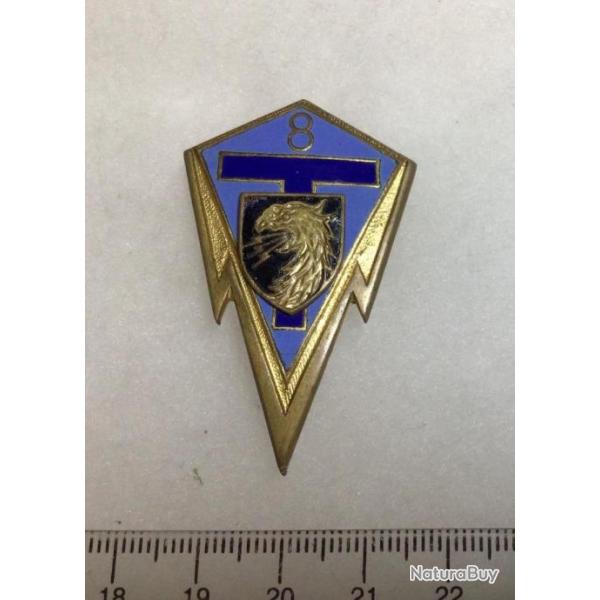 FRANCE TRANSMISSIONS - Insigne 8� R.T.   R�giment de Transmissions Drago 698