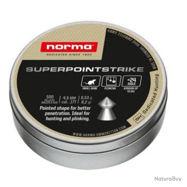 Plombs Norma Superpoint Strike - 4.5 mm / Par 1