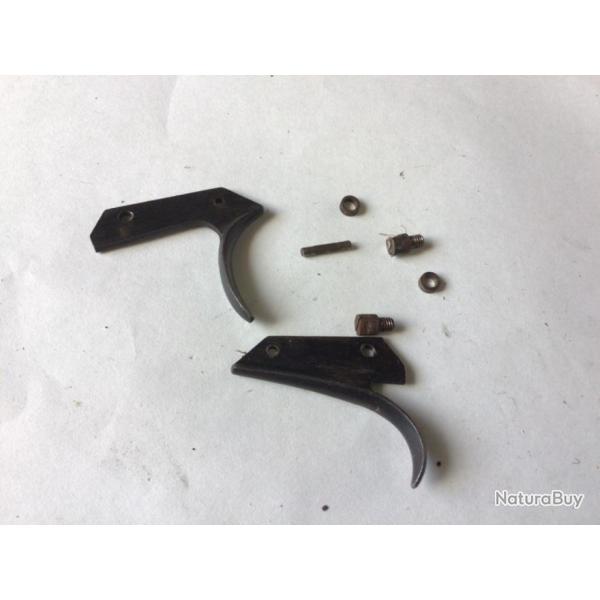 VENDU PAR LE-CUIRASSIER PAIRE DE D�TENTES COMPL�TES JUXTAPOS� VERNEY CARRON PIONNIER CAL 12
