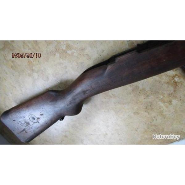 crosse fusil mauser G98 G 98 garde main attribu� IR ww1 premi�re guerre Allemand Prusse Allemagne