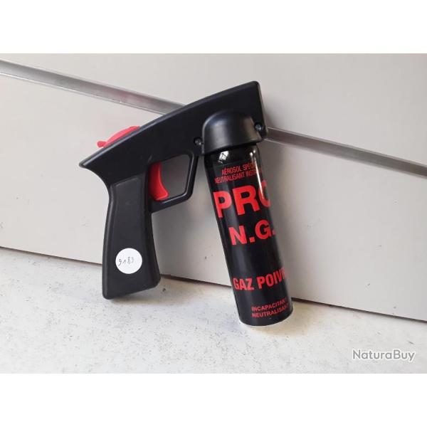 10209 BOMBE LACRYMOGNE PRO N.G GAZ POIVRE 100ML NEUF
