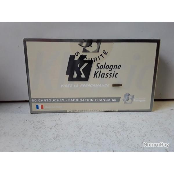 10216 LOT DE 20 BALLES SOLOGNE KLASSIC SIERRA FN  CAL 375 WIN  200 GRAINS NEUF