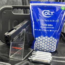 Pack pr&ecirc;t &agrave; tirer PISTOLET "GLOCK 34 GEN4 DELUXE" -Cal. BBS 6MM - CO2