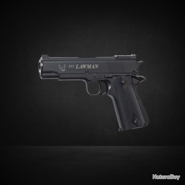 PISTOLET STI LAWMAN - NBB - ASG Noir / Chrome