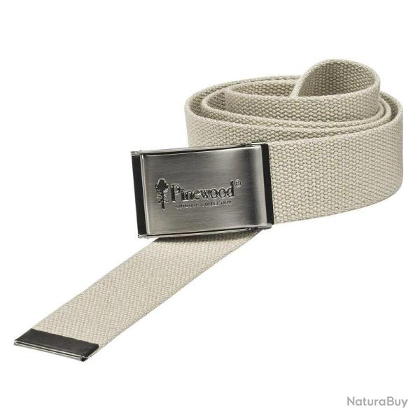 Ceinture en Toile Beige Pinewood