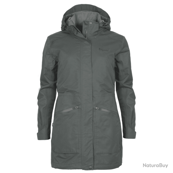 Parka Gris Urbain Wilda Pinewood Femme