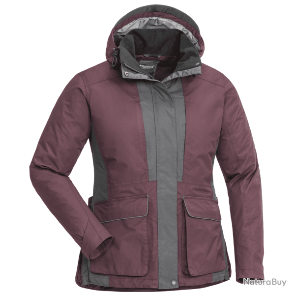 Veste de Sport Sp�ciale Chien Pinewood Femme Bordeaux et Grise