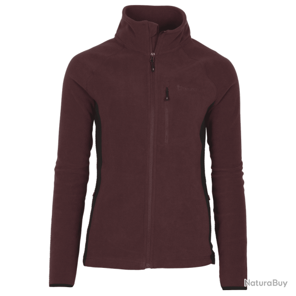 Veste Polaire Bordeaux Air Vent Fleece pour Femme Pinewood