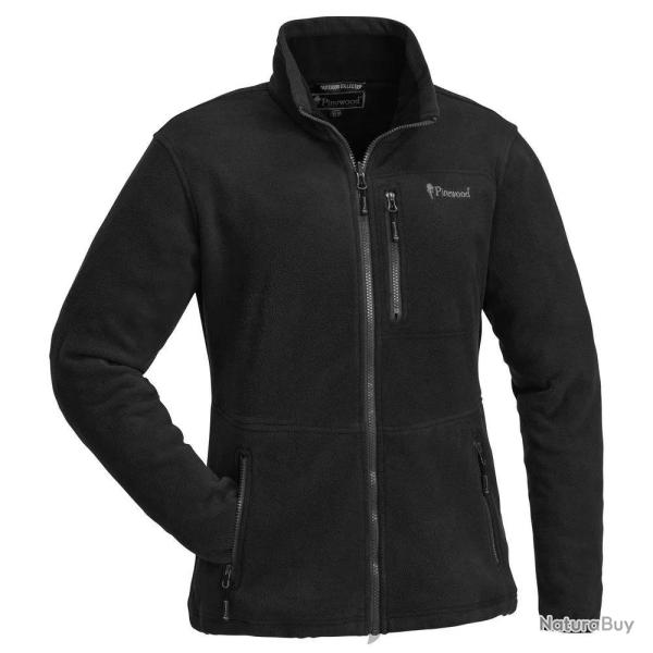 Veste Polaire Noire Finnveden pour Femme Pinewood
