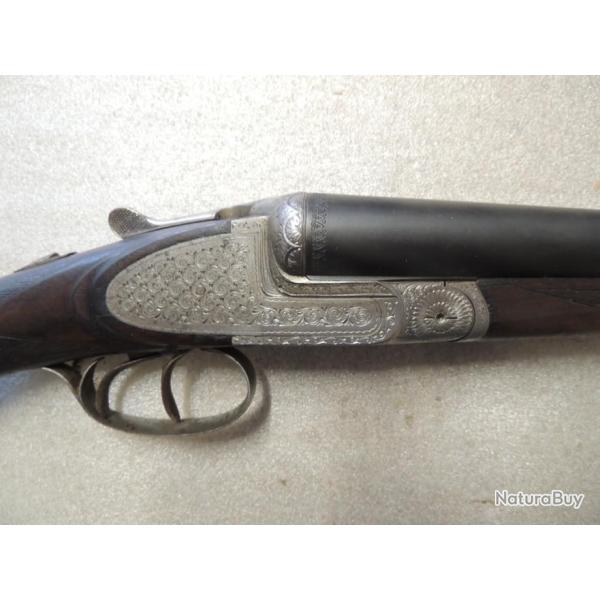 rare fusil juxtapose PEUGEOT  a faux corps calibre 12