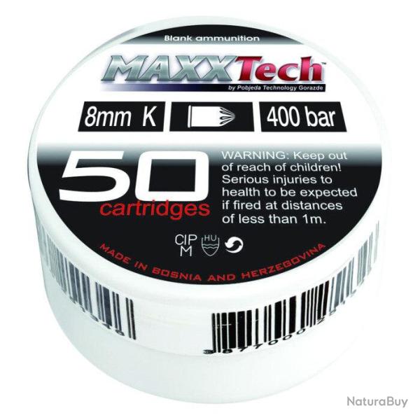 Balles � blanc MaxxTech - 8 mm / Par 20