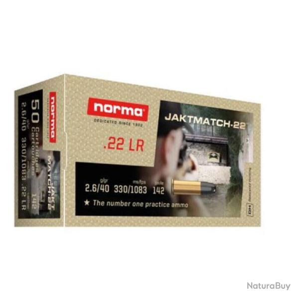 Balles Norma Jakt Match-22 Lead Round Nose - Cal. 22 LR - Par 10