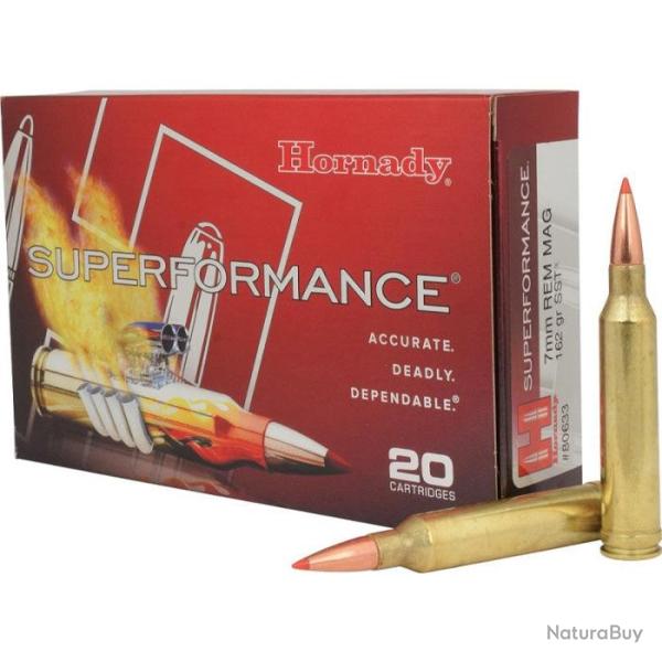 Balles Hornady Superformance Super Shock Tip - Cal. 7 RM Mag
