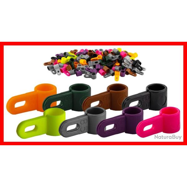 100 BAGUES D'ATTACHE EN PLASTIQUE POUR APPELANTS GABIONS - � 9.5 - PILET