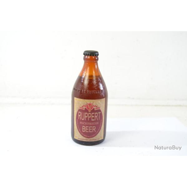 Bouteille de bi�re US WW2 RUPPERT BEER reconditionn�e. D�co reconstitution