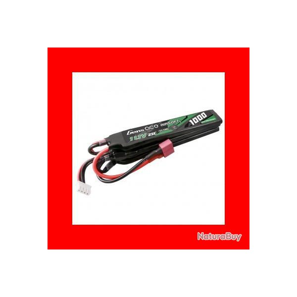 BATTERIE 11.1V 1000 MAH 3 STICKS T-DEAN GENSPOW