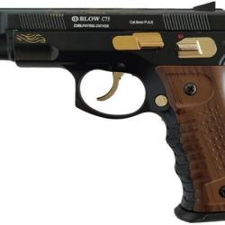 Pistolet d'alarme &agrave; blanc BLOW C75 "El Nino" - Cal. 9mm PAK Imitation bois