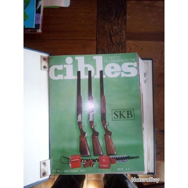 magazines cibles( reli�s, depuis le no 1!) 8 classeurs pleins!