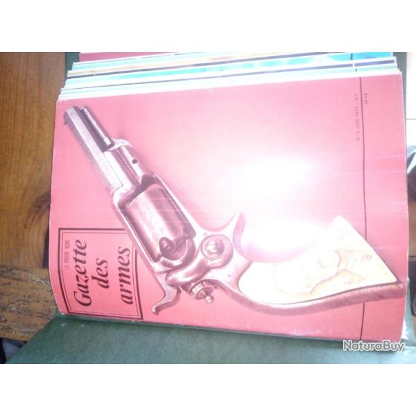 La gazette de la poudre noire + la gazette des armes+ le collectionneur d armes de poing+autres!