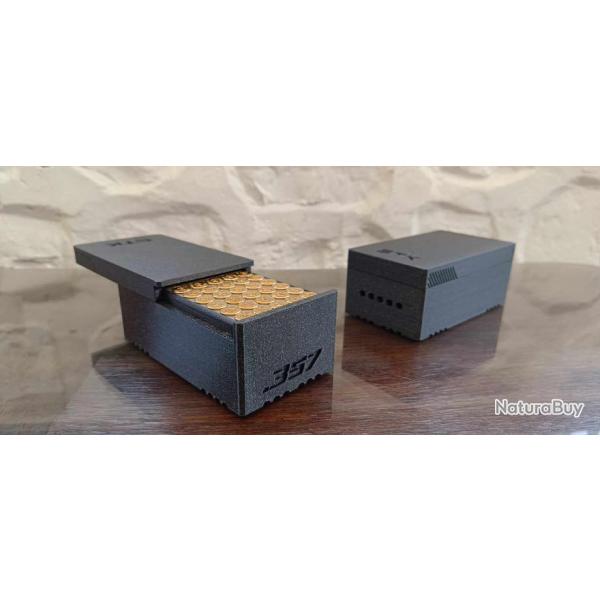 Boite de rangement 357 Magnum ou 38SP x 50