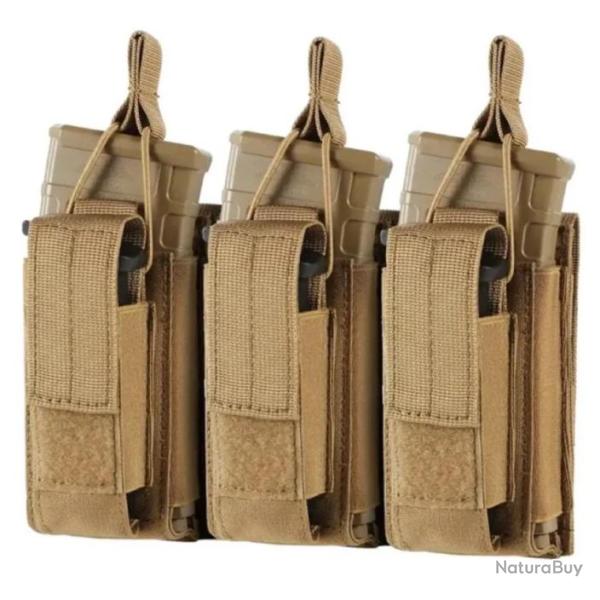 Pochettes tactiques magntiques M4, M14, 5.56, AR15, 233, AK47,M16,  AK47 / AK74, 30 cartouche G36.A