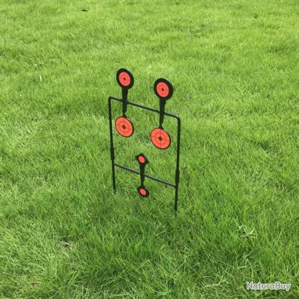 cible de tir rotatif en mtal  6 cibles entranement au tir